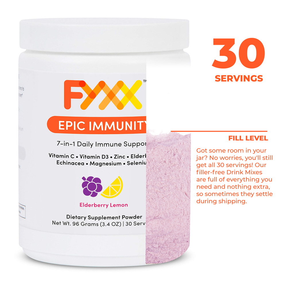 
                  
                    FYXX Epic Immunity Drink Mix 30 Servings
                  
                