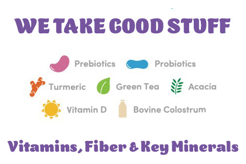 prebiotics probiotics vitamin d green tea, fiber FYXX Health