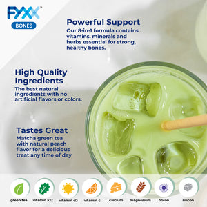 
                  
                    FYXX Bones Drink Mix Powerful Bone Support High Quality Ingredients Tastes Great
                  
                