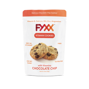 
                  
                    FYXX Vitamin Chocolate Chip Cookies with Vitamin D, Calcium, Vitamin B12, Zinc, Magnesium
                  
                